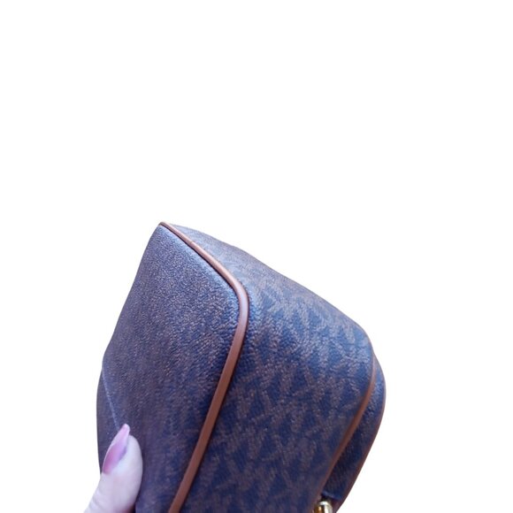 Michael Kors NEW $498 Jet Set Monogram Crossbody w/ 2 attachments - Picture 8 of 10